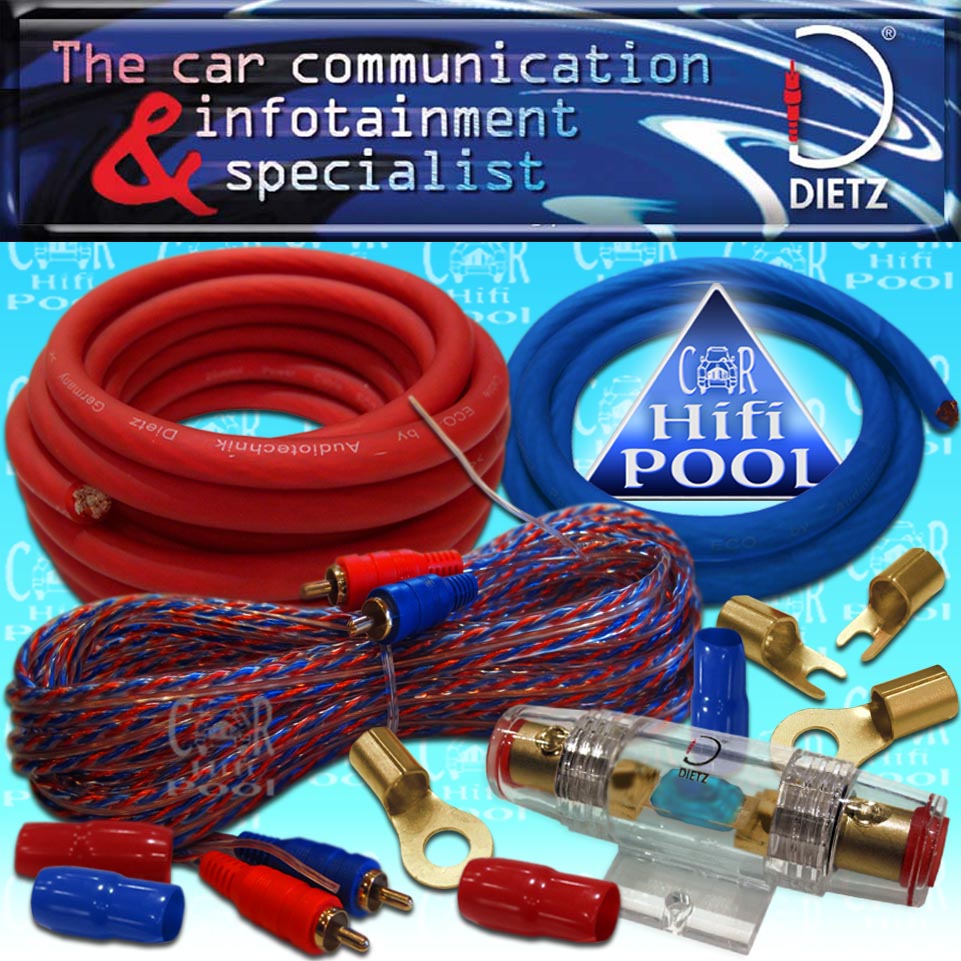 Dietz 23087-BAG 20mm² Kabel Set Car-Hifi Auto Kabel-Satz