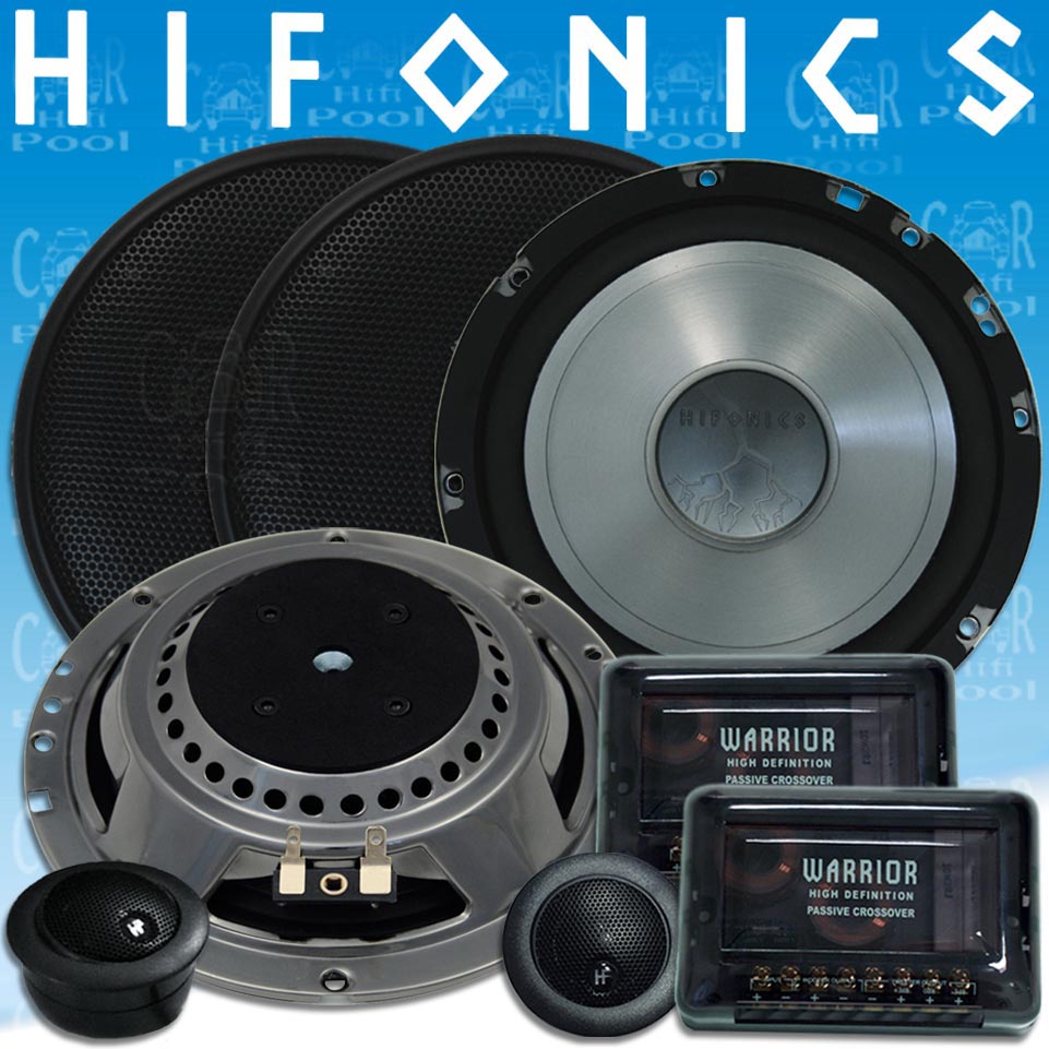Hifonics Warrior WR 6.2C 2 Wege 165mm Kompo Lautsprecher Set WR6.2C