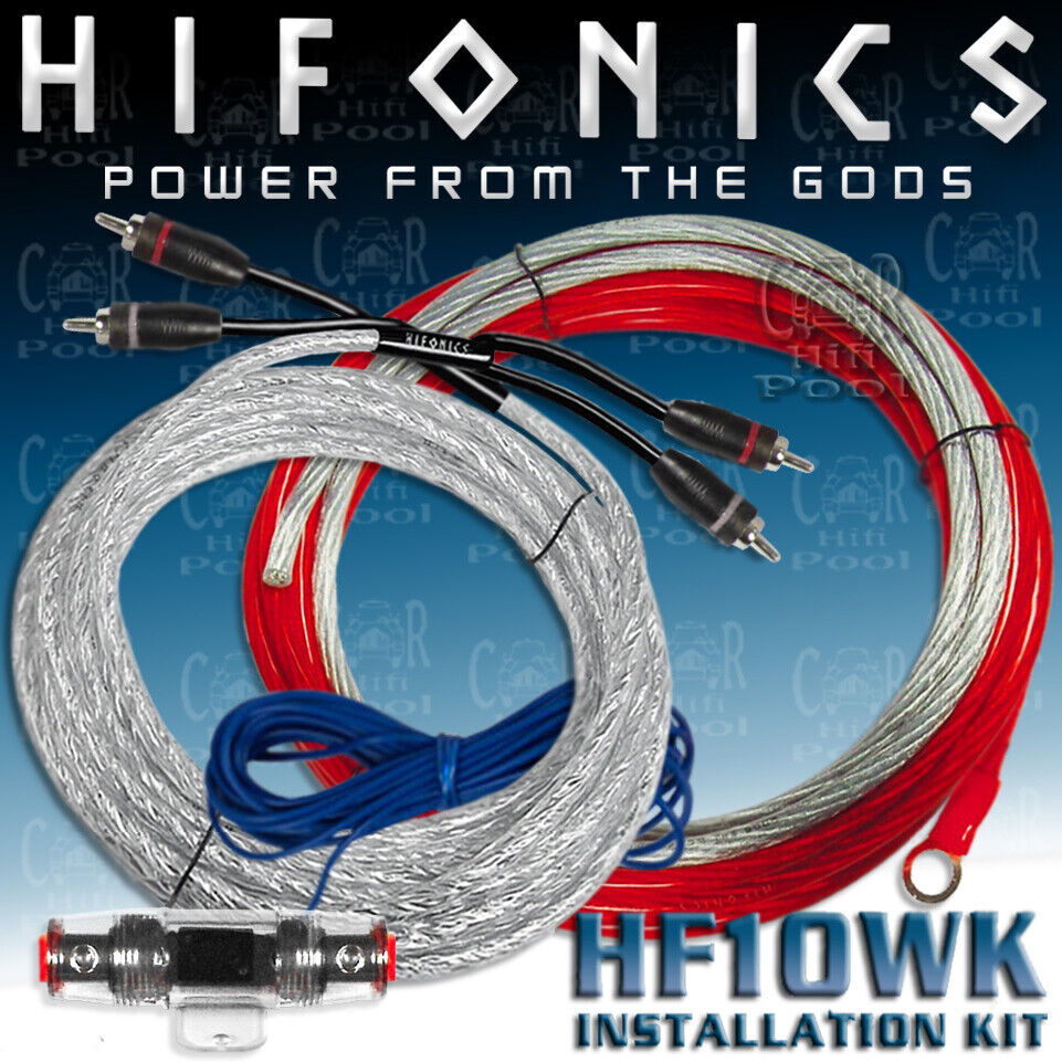 Hifonics HF10WK CABLEKIT 10 mm² Verstärker KABEL SET