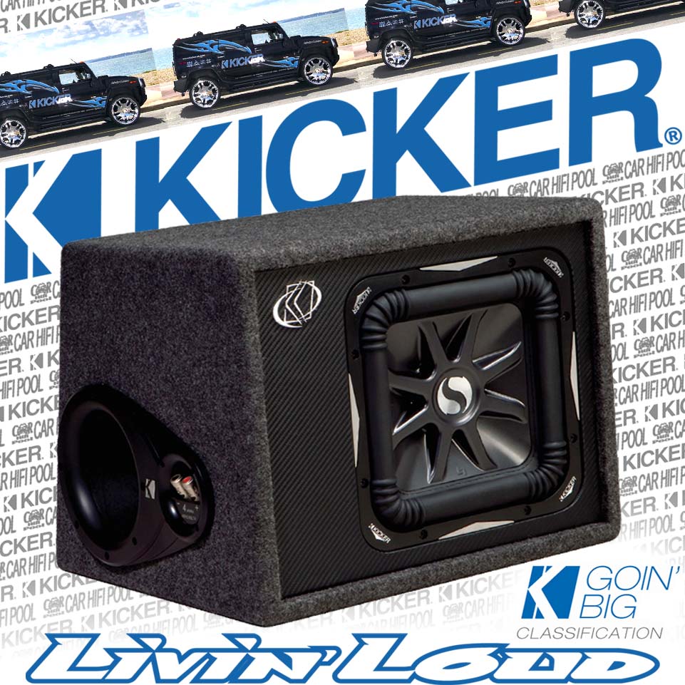 Kicker VS10 L7 2 Ohm 25cm Subwoofer Bassbox 1200 W.
