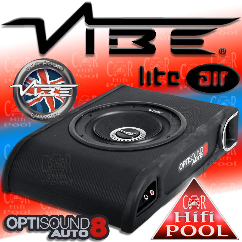 B-Ware - VIBE LiteAir Optisound Auto 8 - Bassbox Subwoofer Bassreflex Flach Box - Bild 1 von 1